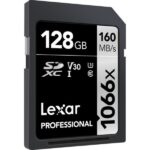 Lexar 128GB Professional 1066x SDXC UHS-I Memory Card (SILVER Series)