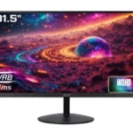 Acer SA322QU E 31.5 Inch WQHD IPS Monitor | 100Hz Refresh | 1ms VRB | AdaptiveSync FreeSync & G-SYNC | HDR10 | Ultra-Slim 7.2mm | ZeroFrame | Eye Care | Built-in Speakers | HDMI, DP Ports, Audio Out