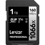 Lexar 1TB Professional 1066x SDXC UHS-I Memory Card (SILVER Series)