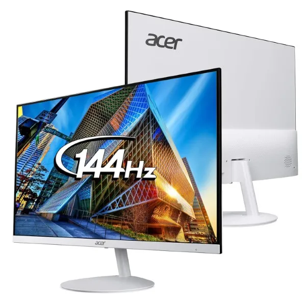 Acer SA272 P1 27 Inch Full HD IPS Ultra Slim (7.2mm Thick) Backlit LED Monitor I Zero Frame I 144Hz Refresh I 1 MS VRB I AMD FreeSync I 1xHDMI 1xVGA I Speakers I Eye Care I Eco Display