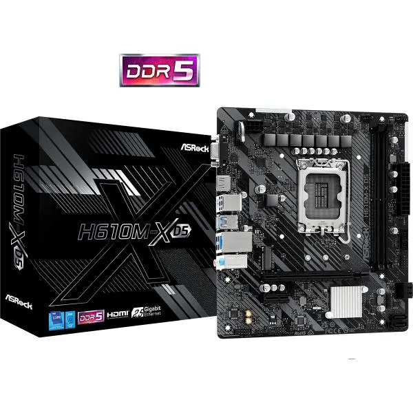 ASROCK H610M-X D5 MOTHERBOARD