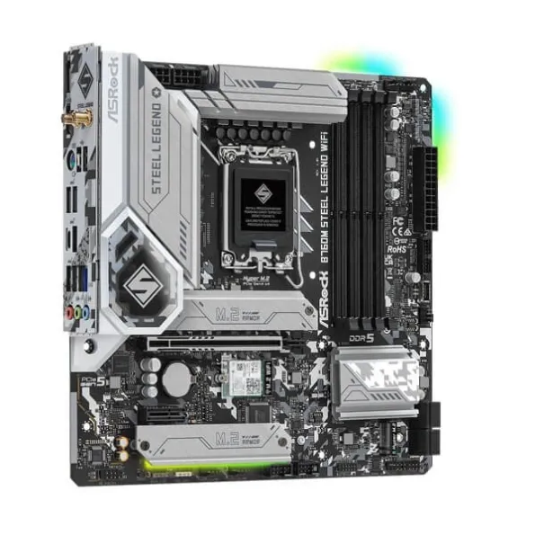 ASRock B760M Steel Legend WIFI Motherboard Supports Intel 12th , 13th & 14th Gen Processors