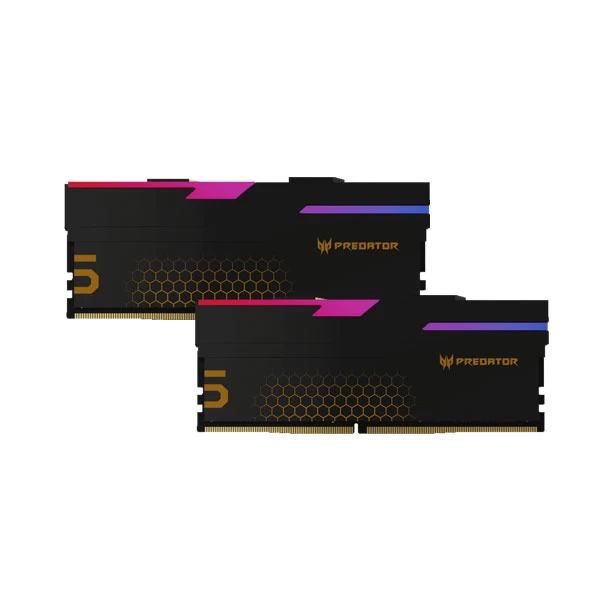 Acer Predator Hermes RGB Series 32GB (16GBx2) DDR5 7200MHz CL34 Desktop Ram (Black) (BL.9BWWR.406)