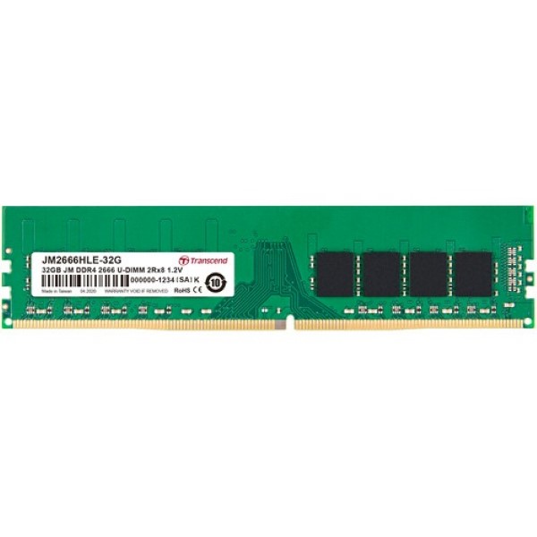 Transcend 32GB DDR4 2666Mhz
