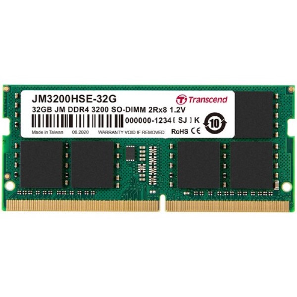 Transcend 32GB DDR4 3200MHz