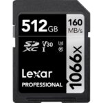 Lexar 512GB Professional 1066x SDXC