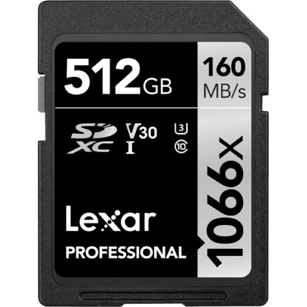 Lexar 512GB Professional 1066x SDXC