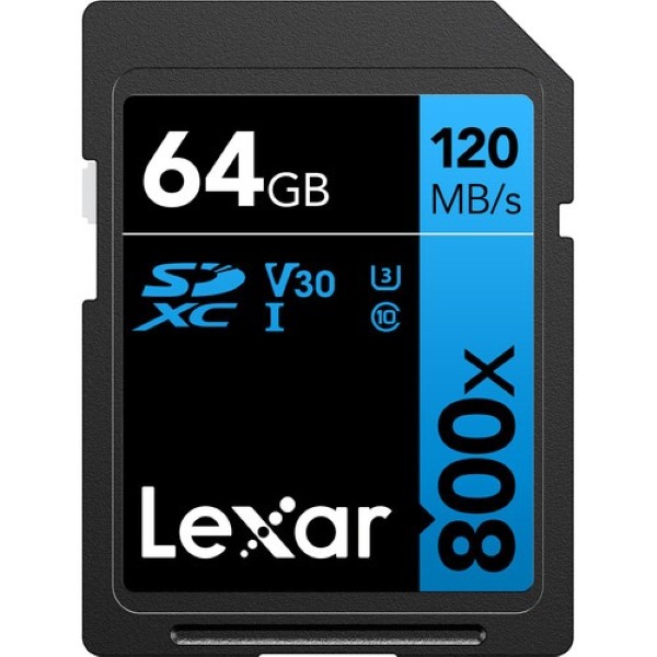 Lexar 64GB High-Performance SDXC Memory Card