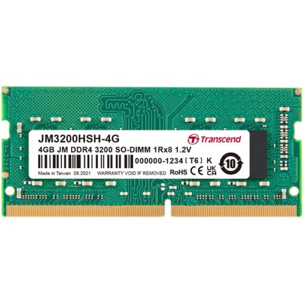 Transcend JetRam 4GB RAM DDR4 3200Mhz