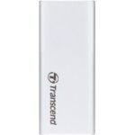 Transcend 500GB ESD260C USB 3.2 Gen 2 Type-C Portable Solid-State Drive (Silver)