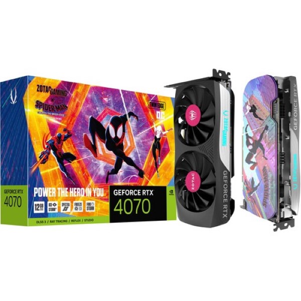 Zotac RTX 4070 Twin Edge OC Spiderman