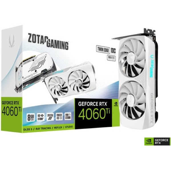 Zotac RTX 4060 TI Twin EDGE OC White