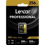 Lexar 256GB Professional 1800x sdxc