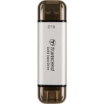 Transcend 310C 2TB USB C & USB A External Portable SSD