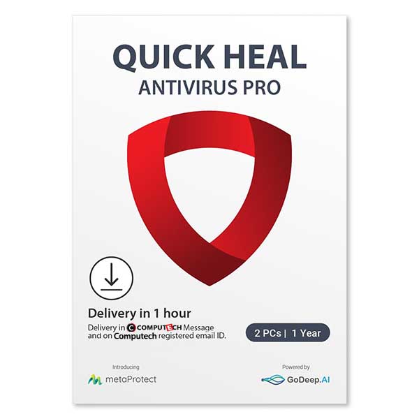 Quick Heal Antivirus Pro Latest Version - 2 Device