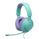 JBL Quantum 100M2 Wired Gaming Headphones (Cyan)
