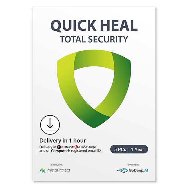 Quick Heal Total Security - 5 PCs