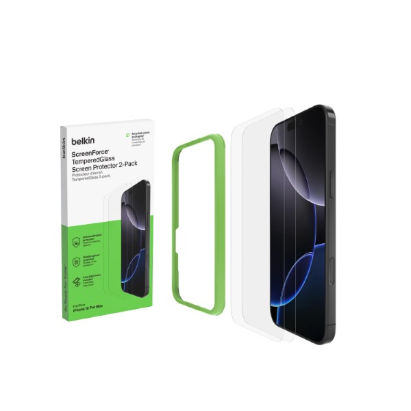 Belkin iPhone 16 Pro Max Tempered Glass