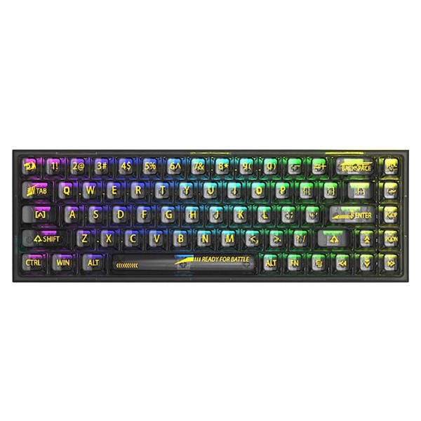 Redragon K631 Castor Pro Transparent Black
