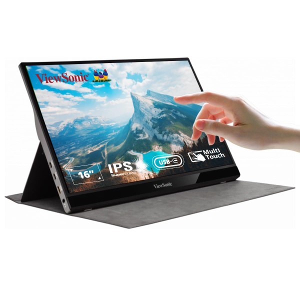 ViewSonic TD1655 16 inch Portable Touch Monitor