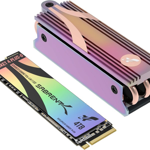 SABRENT Gaming SSD Rocket 4 Plus-G with Heatsink 4TB