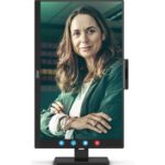 AOC Q27P3CW 27 inch LCD Monitor (2560x1440), QHD 3-Sided Display, Adaptive Sync, HDMI, USB-C & DisplayPort Connectivity, 4ms Response time, 75Hz Refresh Rate, Adjustable-Height & Flicker Free (Black) - Image 3