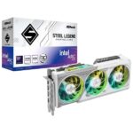 ASRock Intel Arc B580 Steel Legend 12GB OC Graphics Card (B580 SL 12GO)