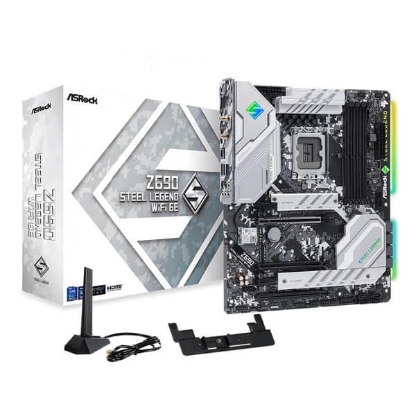 ASRock Z690 Steel Legend WIFI 6E Motherboard 1
