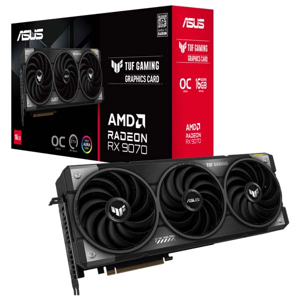 ASUS TUF Gaming AMD Radeon RX 9070 OC Edition 16GB GDDR6 Graphics Card