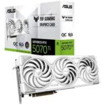 ASUS TUF Gaming RTX 5070 Ti OC 16GB GDDR7 White Graphics Card