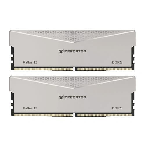 Acer Predator Pallas II 32GB (16GBx2) 6000MHz CL36 DDR5 RAM (White)