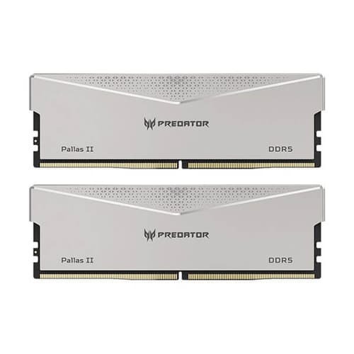 Acer Predator Pallas II 32GB (16GBx2) 6000MHz DDR5 Memory (Silver)