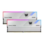 Acer Predator Vesta II RGB 32GB (16GBx2) 7200MHz DDR5 CL34 RAM Memory (Silver) (BL.9BWWR.364)