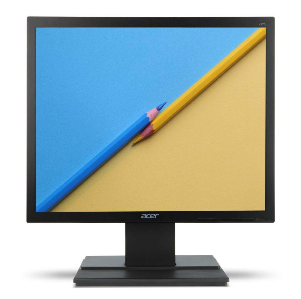 Acer V176L 17-inch(44cm) Square 1280 X 1024 (SXGA) Resolution LED Backlit Computer Monitor (Black)
