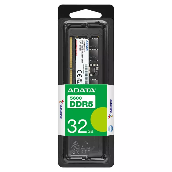 Adata 32GB (32GBx1) DDR5 5600MHz CL46 SO-DIMM Laptop Ram
