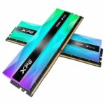Adata LANCER NEON RGB 16GB (8gbx2) DDR5 6000Mhz CL30 Memory (Silver Grey)