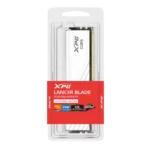 ADATA XPG Lancer Blade RGB 16GB DDR5 6000MHz CL30 RAM (White) (AX5U6000C3016G-SLABRWH)