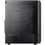 Aerocool Beam V1 ATX Mid Tower WITH 1 Black Fan Cabinet (Black) - Image 5
