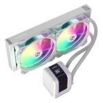 Alseye M240 PLUS ARGB CPU Liquid Cooler (White) - Image 3