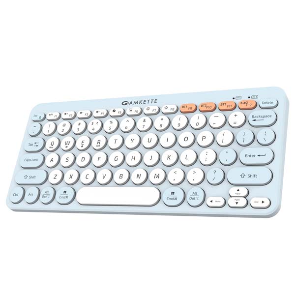 Amkette Optimus Bluetooth 4 in 1 Keyboard (Blue)