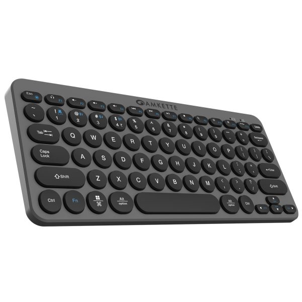 Amkette Optimus Bluetooth 4 in 1 Keyboard (Grey)