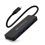 Amkette Type-C 4 Port True USB 3.0 Hub for Laptop