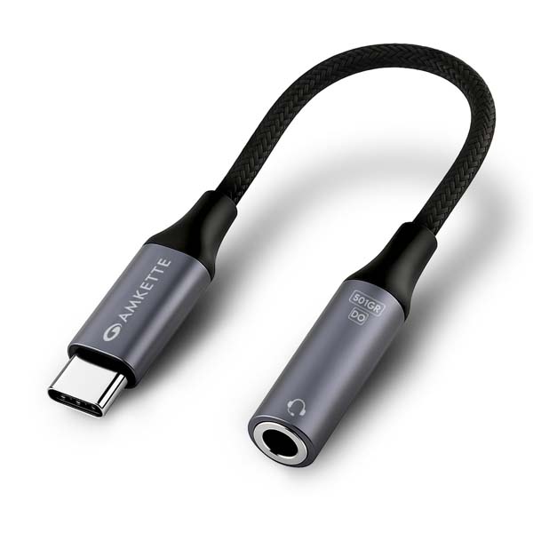 Amkette Type C to 3.5 mm Audio Jack Connector