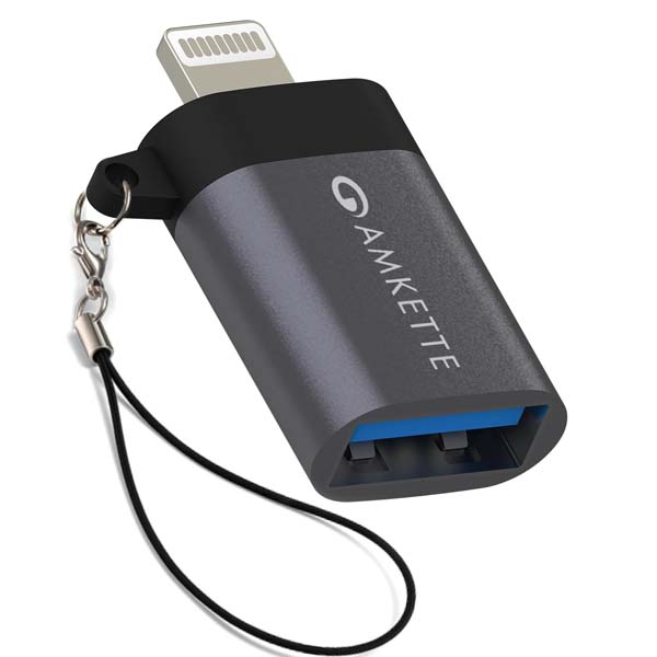 Amkette iConnect Mini Lightning to USB Adapter