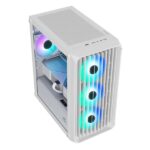 Ant Esports 205 Mini 6F ARGB (M-ATX) Mini Tower Cabinet (White) - Image 3