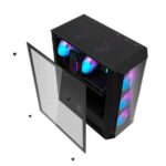 Ant Esports 220 Air Auto RGB (ATX) Mid Tower Cabinet (Black) - Image 2