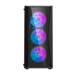 Ant Esports 220 Air Auto RGB (ATX) Mid Tower Cabinet (Black) - Image 4