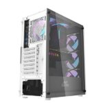 Ant Esports 220 Air Auto RGB (ATX) Mid Tower Cabinet (White) - Image 4