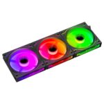 Ant Esports Crystaflow ARGB Black - 120mm Cabinet Fan (Triple Pack) - Image 2