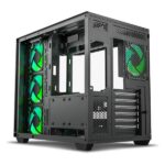Ant Esports Crystal X11 ARGB (ATX) Mid Tower Cabinet (Green) - Image 3